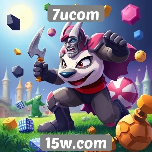 Variedade de jogos oferecidos no 7ucom